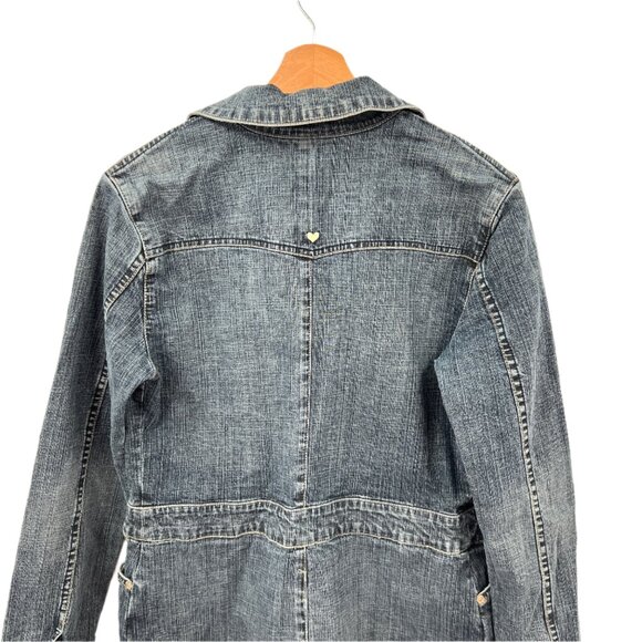 Y2K 725 Denim Long Sleeves Mini Dress - Picture 5 of 5